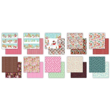 Craft Paper Pad - Candy Christmas - 4