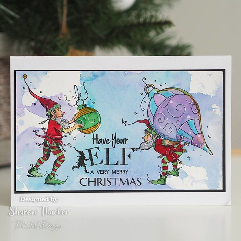 Pink Ink Design Clear Stamp - Love Your Elf - 3