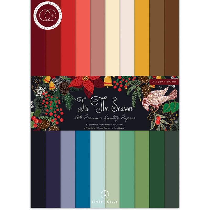 Craft Paper Pad - Tis The Season Coordinating - 2