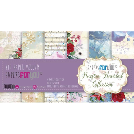 Papers For You Vellum - Nuestra Navidad - 1