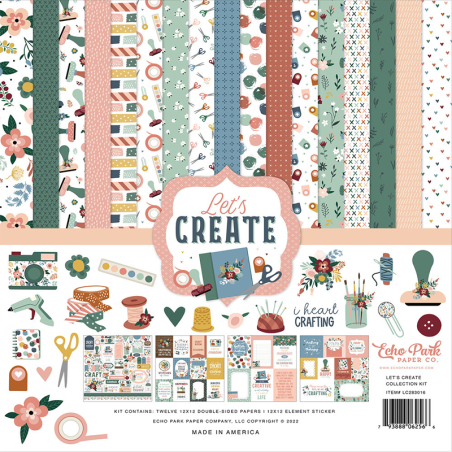 Echo Park Paper Pad - Let's Create - 1