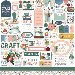 Echo Park Paper Pad - Let's Create - 1 2