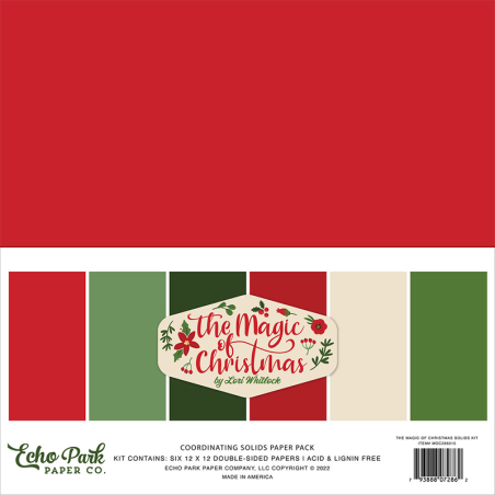 Echo Park Paper Pad - The Magic Of Christmas Coordinating - 1