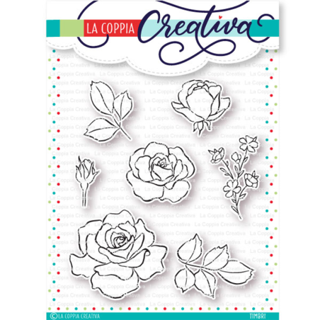 La Coppia Creativa Timbri - Rose - 1