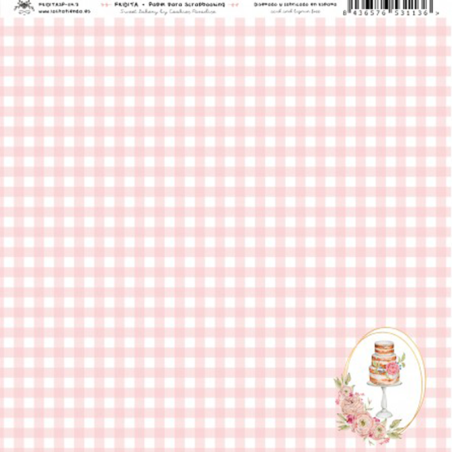 Fridita Paper pad 12"x12" - Sweet Bakery - 3