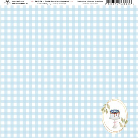 Fridita Paper pad 12"x12" - Sweet Bakery - 4