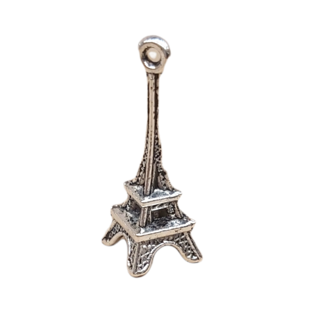 Charm in Argento Tibetano - Torre Eiffel - 1