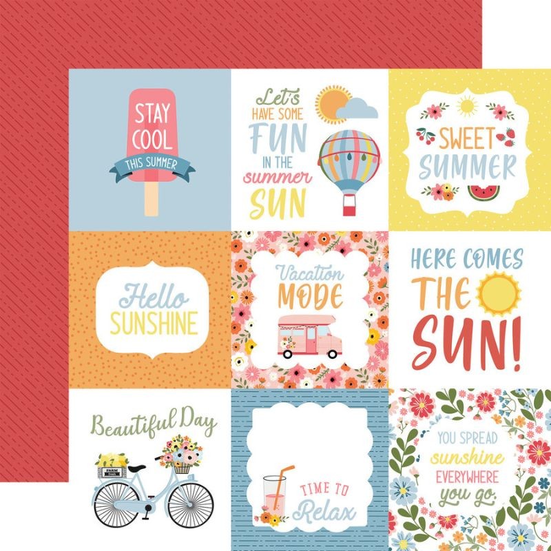 Echo Park Paper Pad - Here Comes The Sun - 6