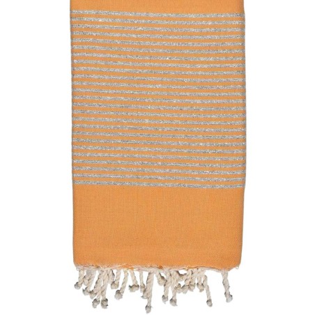 Telo Fouta Classico Lurex - Arancio - 1