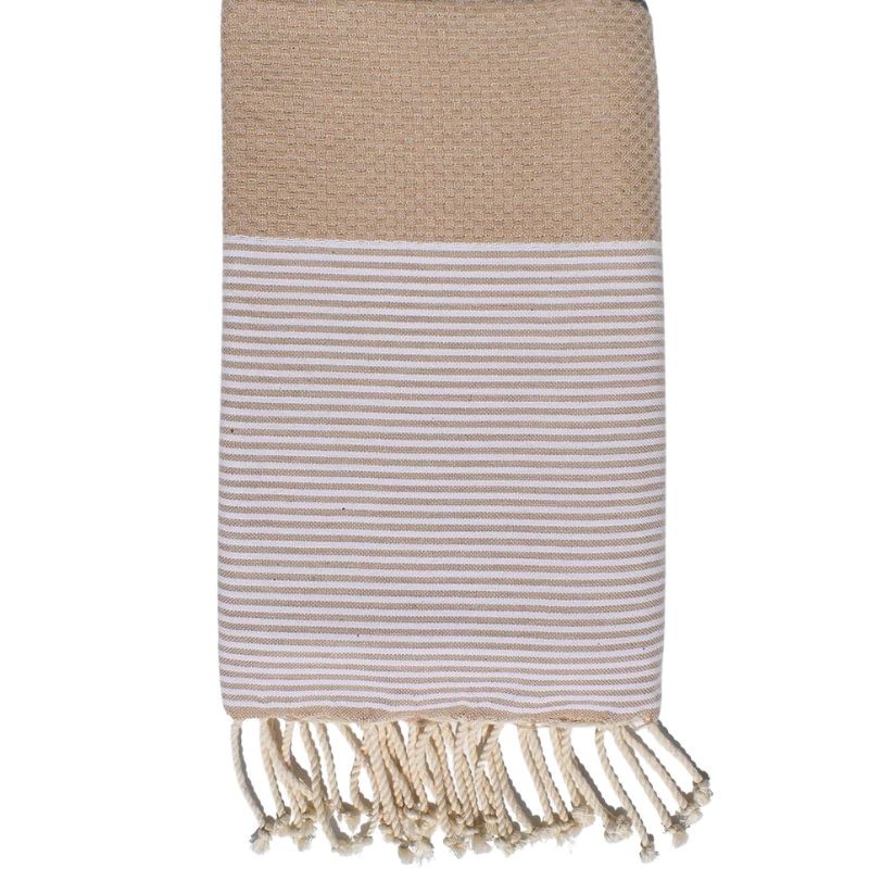 Telo Fouta Nido D'Ape - Sabbia - 1