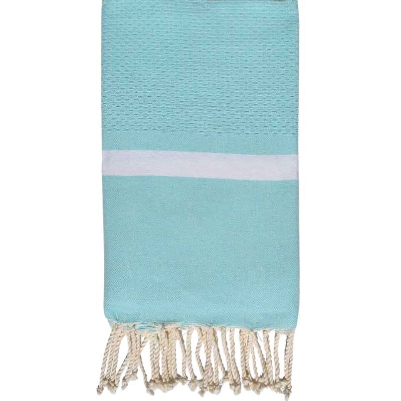 Telo Fouta Nido D'Ape - Turchese - 1