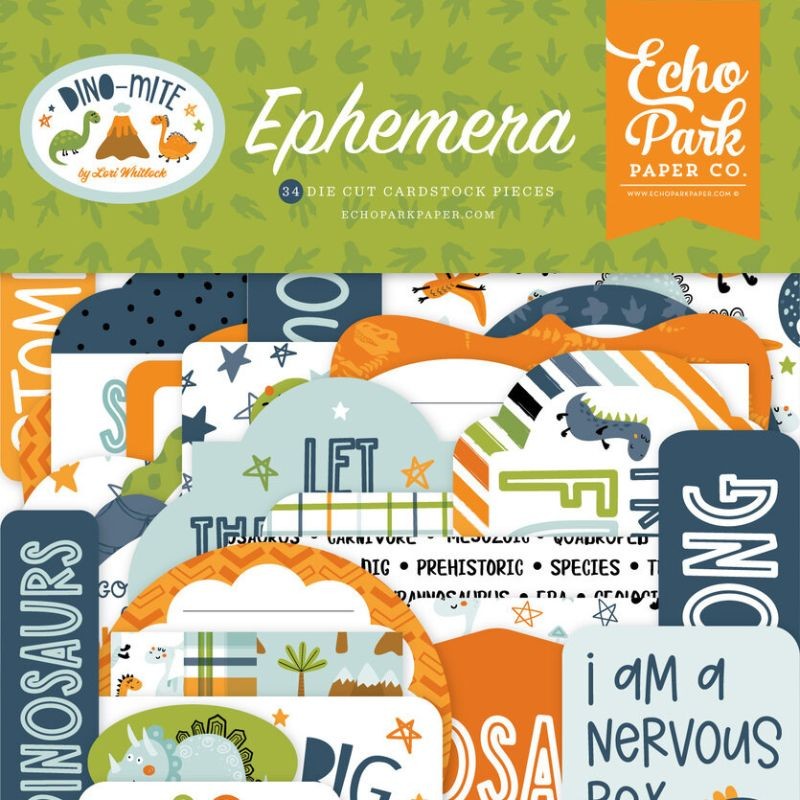 Echo Park Ephemera - Dino-Mite - 1