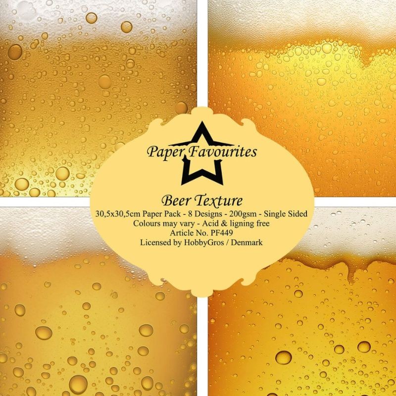 Paper Favourites Paper Pad - Beer Texture - 1