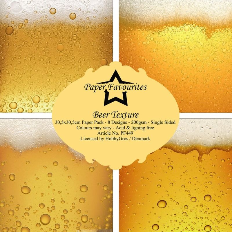 Paper Favourites Paper Pad - Beer Texture - 2