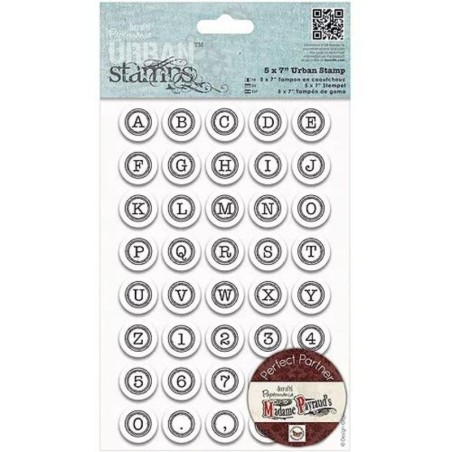 Docrafts Urban Stamps - TypeWriter - 1