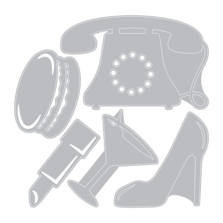 Sizzix - Die Set - Bonjour Chic - 1