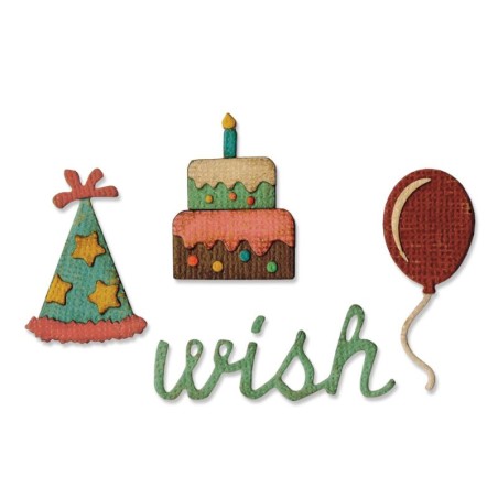 Sizzix - Thinlits - Birthday - 1