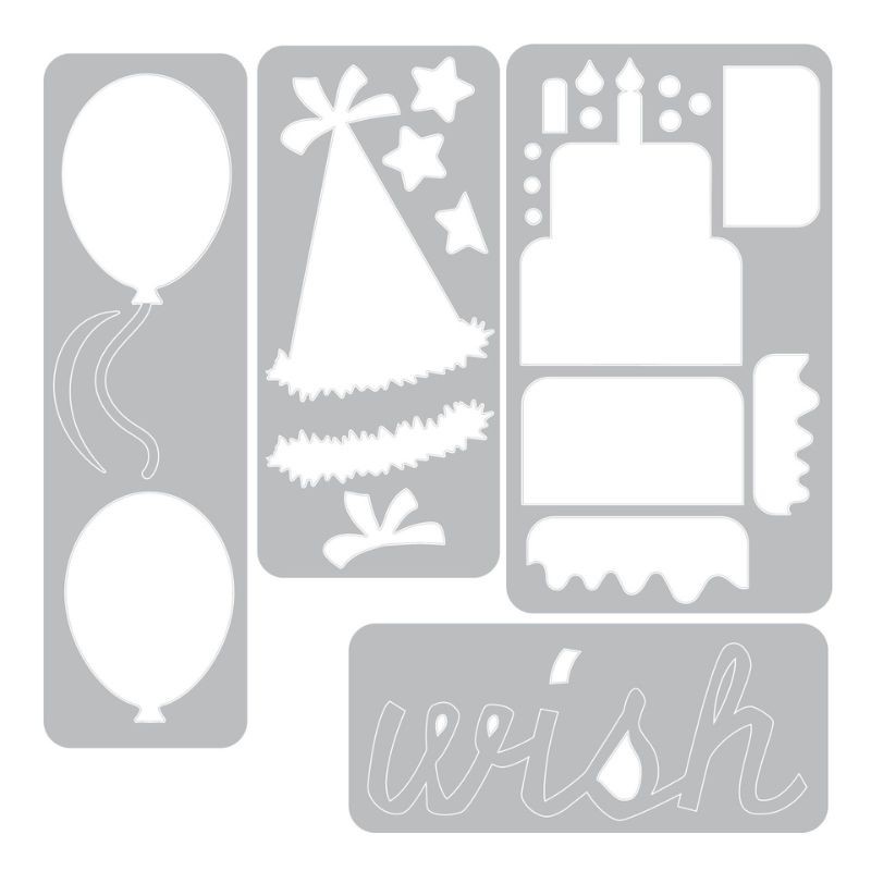 Sizzix - Thinlits - Birthday - 3