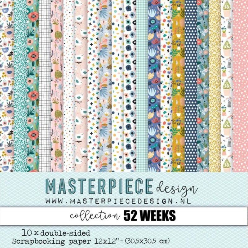 Masterpiece Design Paper Pad - 52 Weeks - 1