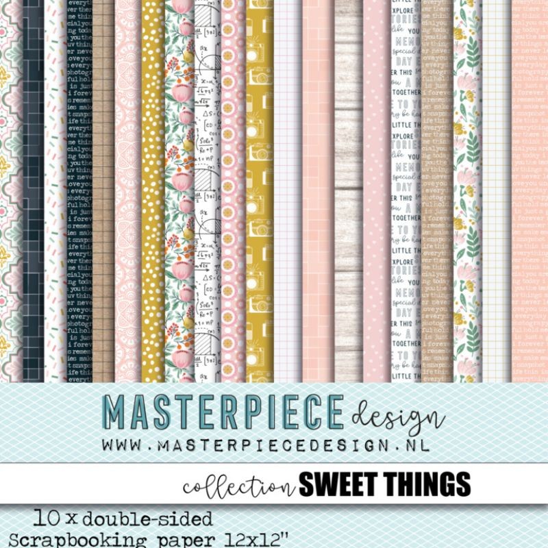 Masterpiece Design Paper Pad -Sweet Things - 1