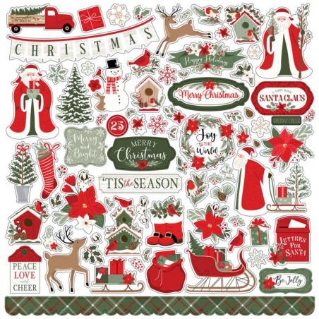 Echo Park Element Stickers - Christmas Time - 1