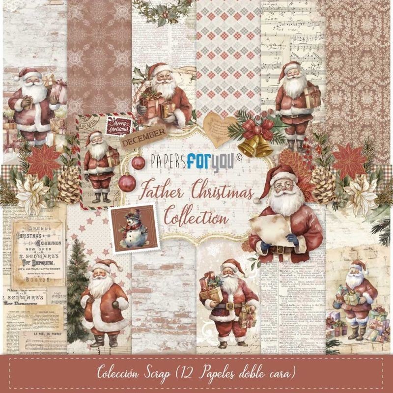 Papers For You Paper Pad - Father Christmas - 1