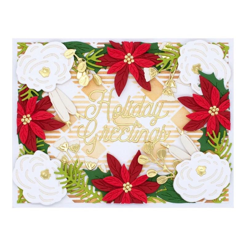 Spellbinders Stencil - Diagonal Buffalo Paid - 2