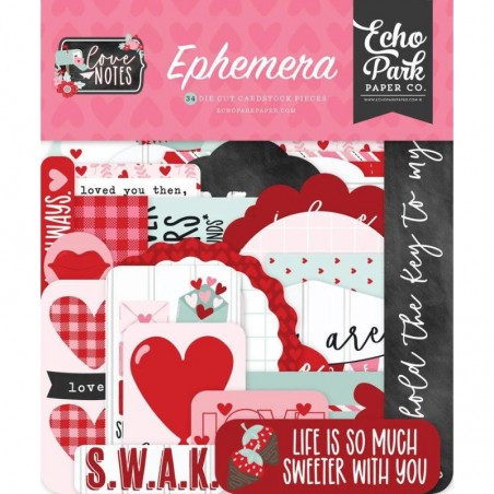 Echo Park Ephemera - Love Notes - 1