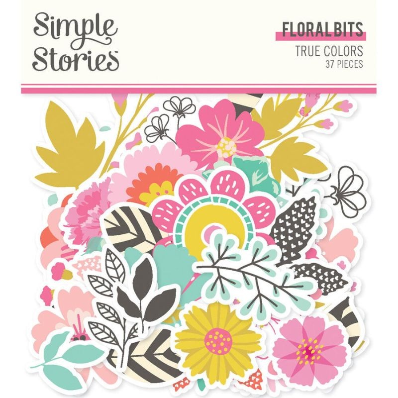 Simple Stories Floral Bits - True Color - 1
