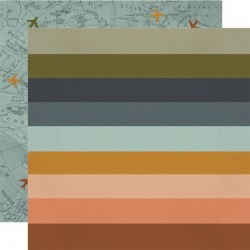Simple Stories Paper Pad - Here + There - 6 2