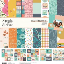 Simple Stories Paper Pad - Let's Go - 9