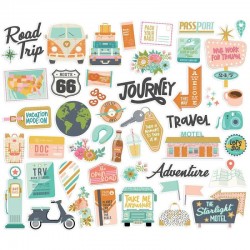 Simple Stories Bits & Pieces - Let's Go - 1 2