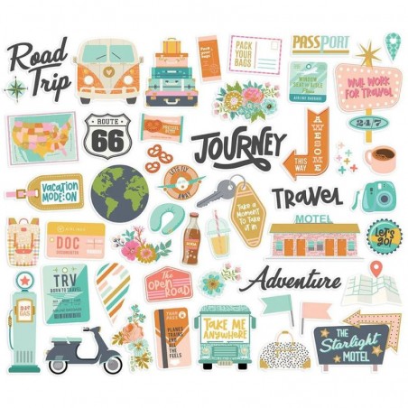 Simple Stories Bits & Pieces - Let's Go - 2