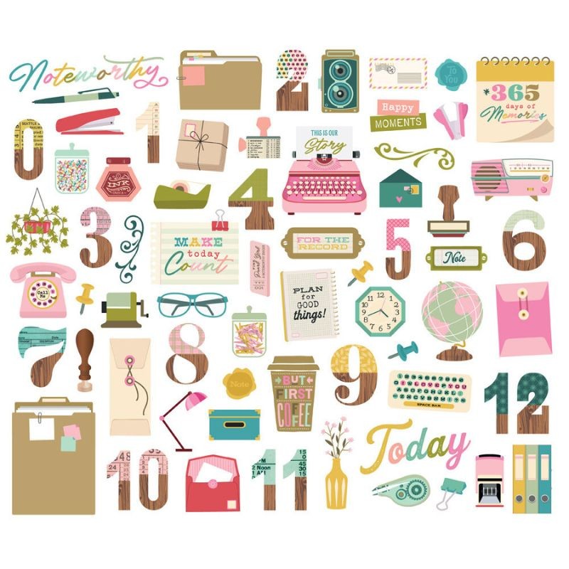 Simple Stories Bits & Pieces - Noteworthy - 2
