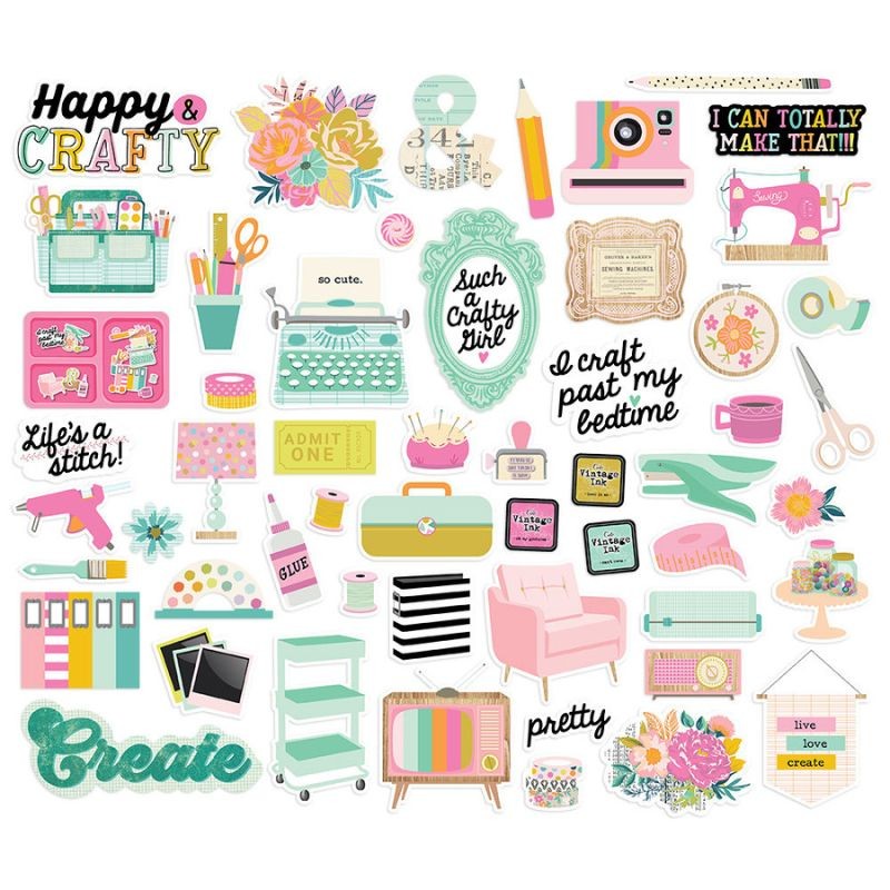 Simple Stories Bits & Pieces - Let's Get Crafty - 2