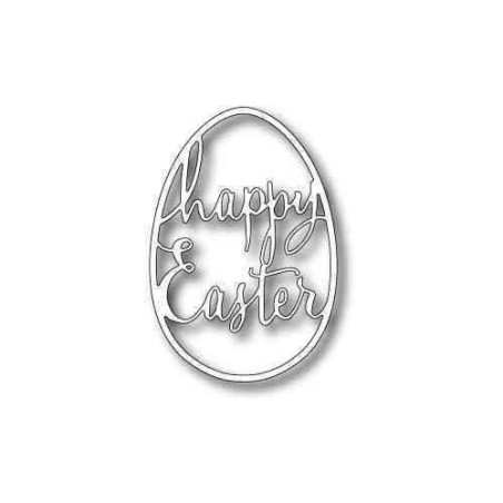 Fustella Uovo di Pasqua - Happy Easter Egg - 1