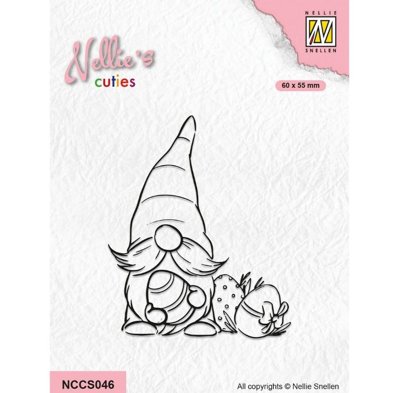 Nellie's Choice Clear Stamps - Easter Gnome (2) - 1