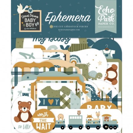 Echo Park Ephemera - Special Delivery Baby Boy - 2