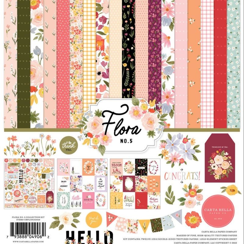 Carta Bella Paper Pad - Flora No.5 - 9