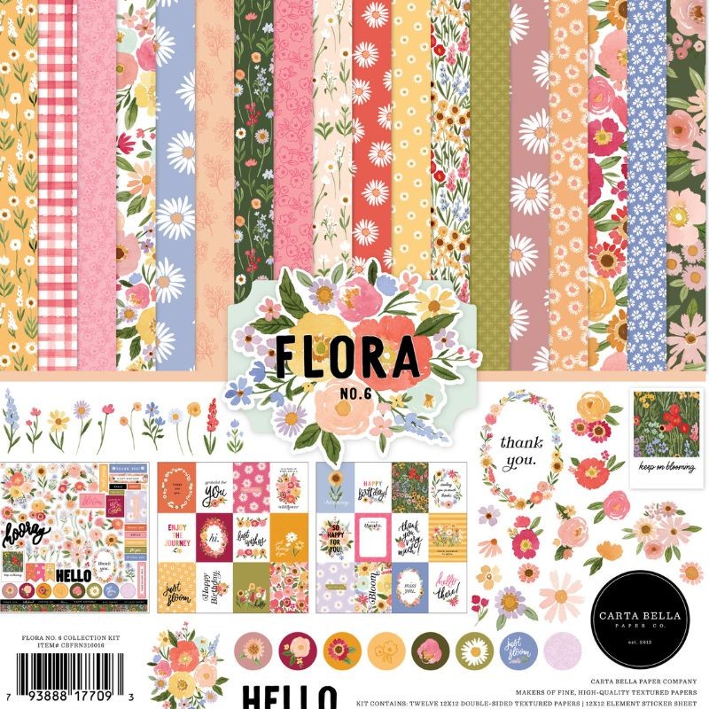 Carta Bella Paper Pad - Flora No.6 - 9