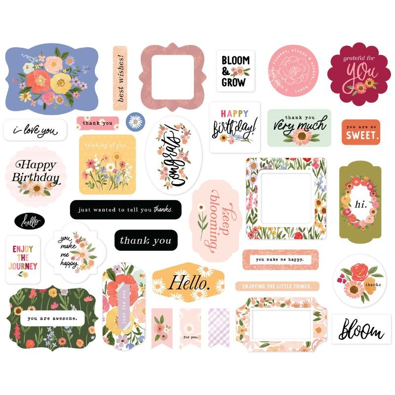 Carta Bella Ephemera - Flora No.6 - 2