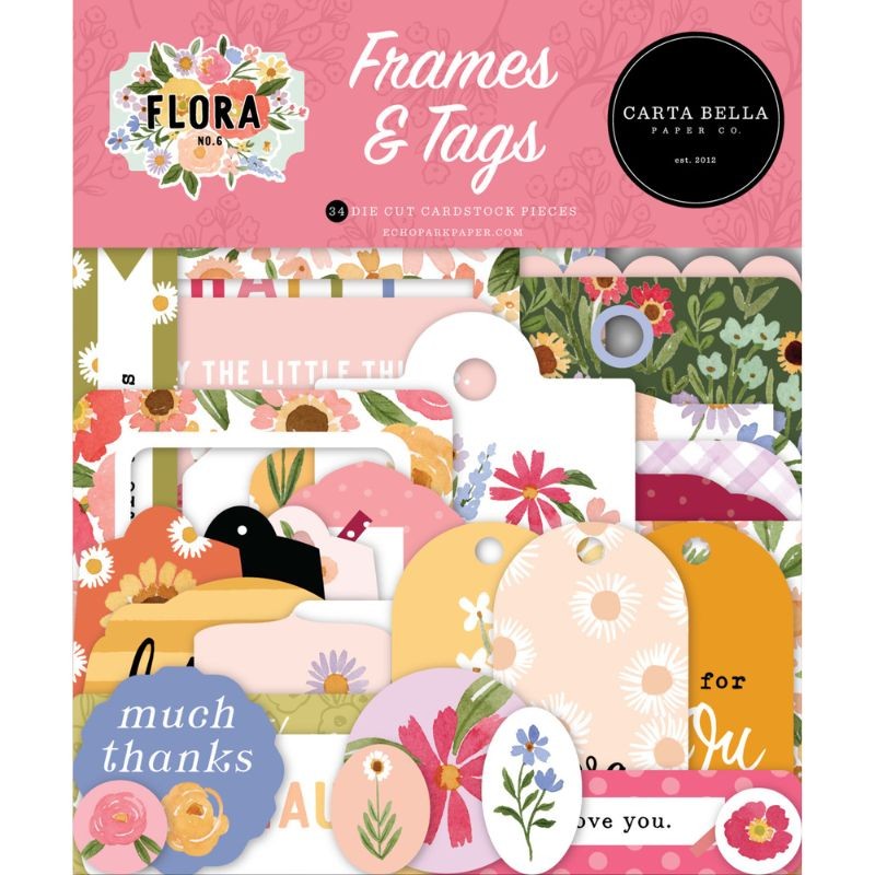 Carta Bella Frames & Tags - Flora no.6 - 1