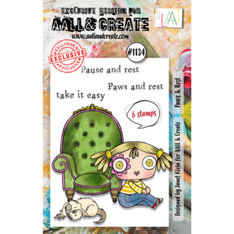 Aall & Create Stamp - Paws & Rest - 1