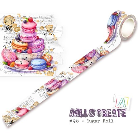 Aall & Create Washi Tape - Sugar Roll - 1