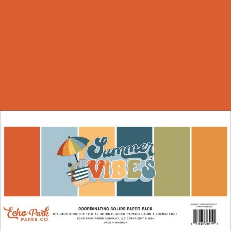 Echo Park Paper Pad - Summer Vibes Coordinating - 1