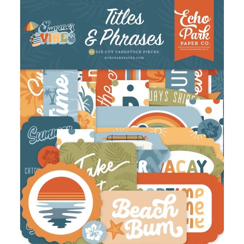 Echo Park Title & Phrases - Summer Vibes - 2