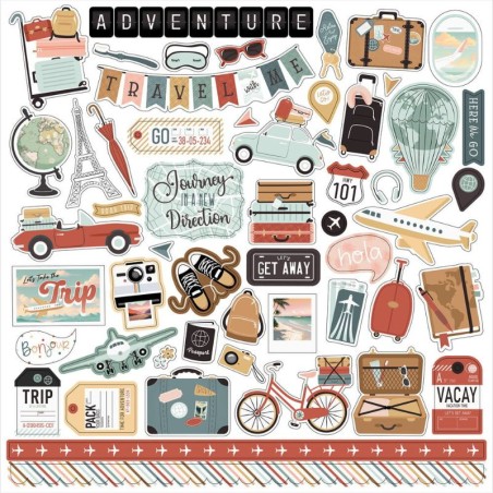 Echo Park Paper Pad - Let's Take The Trip - 3