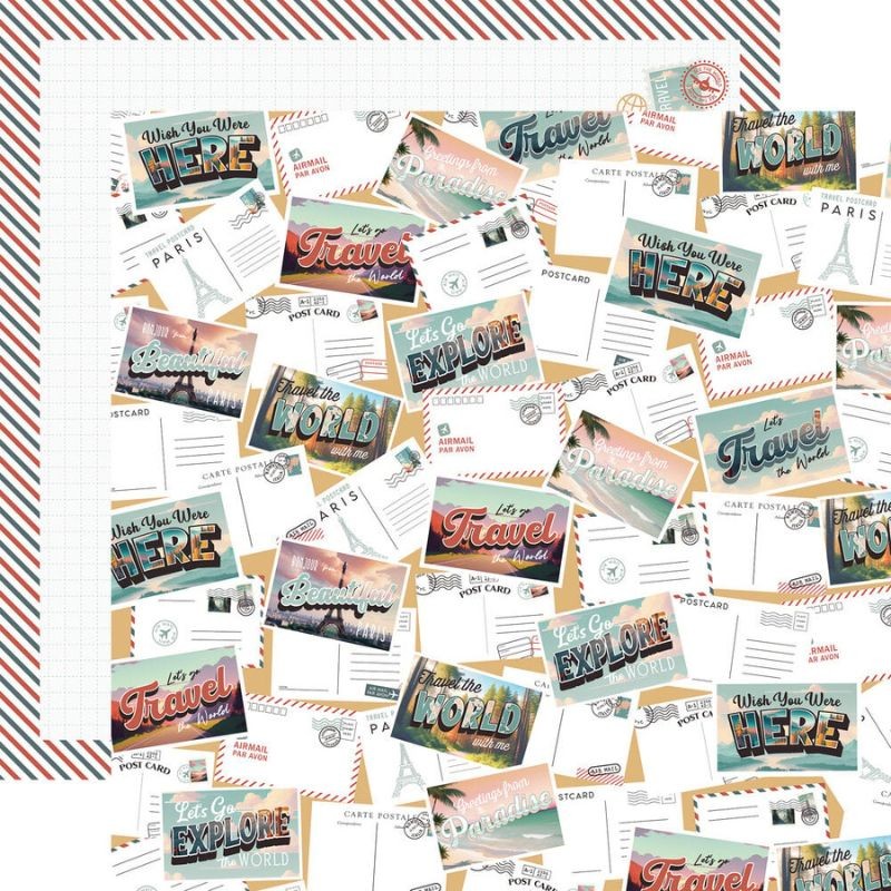 Echo Park Paper Pad - Let's Take The Trip - 7
