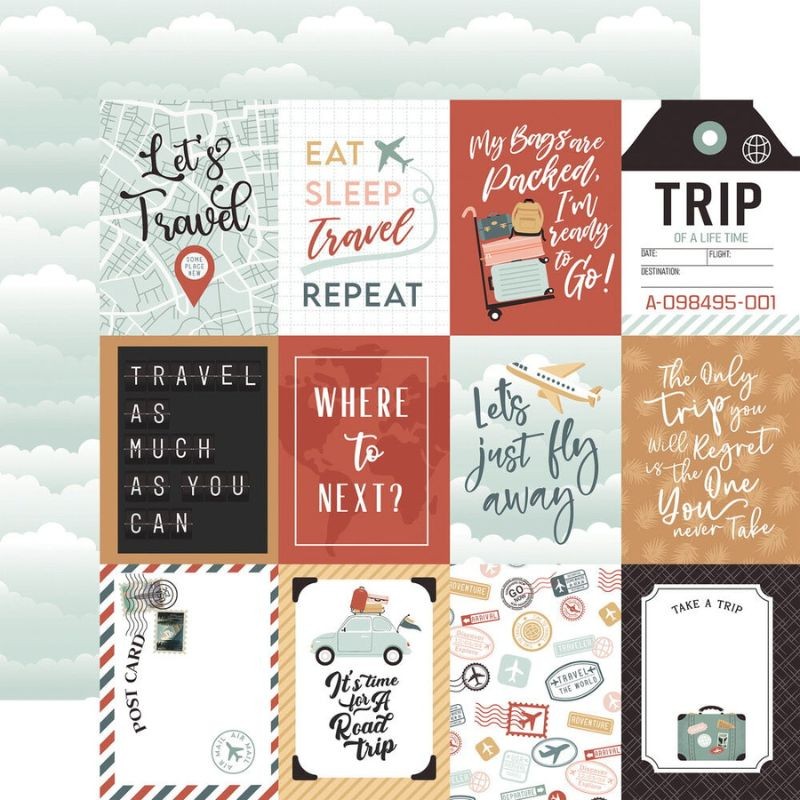 Echo Park Paper Pad - Let's Take The Trip - 9