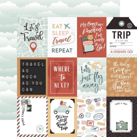 Echo Park Paper Pad - Let's Take The Trip - 9